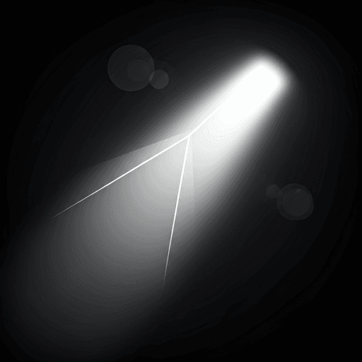 Light illuminating content patterns for greater self-awareness